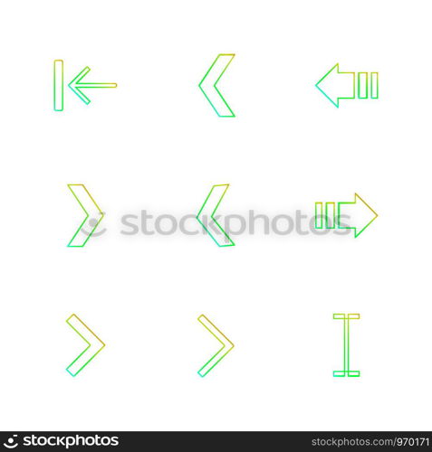 arrows , directions , pointer , arrow , left , right , up , down , mouse , play , rewind , foword , icon, vector, design, flat, collection, style, creative, icons