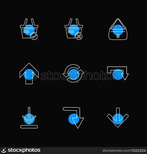 arrows , directions , pointer , arrow , user interface , arrow , reset  , left , right , down , up , download , upload , icon, vector, design,  flat,  collection, style, creative,  icons