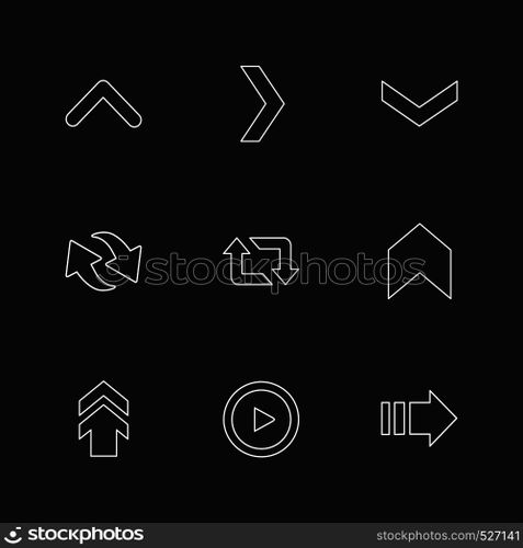 arrows , directions , pointer , arrow , user interface , arrow , reset , left , right , down , up , download , upload , icon, vector, design, flat, collection, style, creative, icons