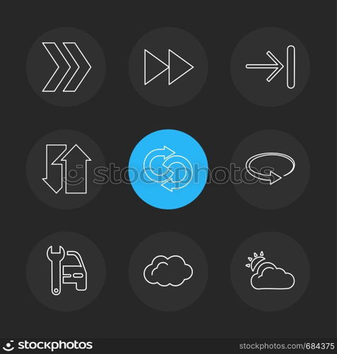 arrows , directions , pointer , arrow , user interface , arrow , reset  , left , right , down , up , download , upload , icon, vector, design,  flat,  collection, style, creative,  icons
