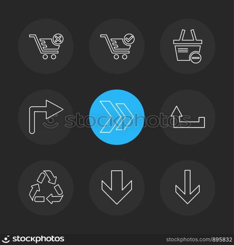 arrows , directions , pointer , arrow , user interface , arrow , reset , left , right , down , up , download , upload , icon, vector, design, flat, collection, style, creative, icons