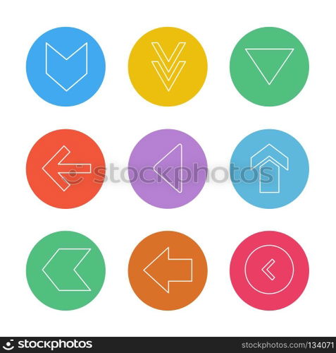 arrows , directions , pointer , arrow , user interface , pointer , up , down , left , right , play ,pause , forword , rewind , icon, vector, design,  flat,  collection, style, creative,  icons