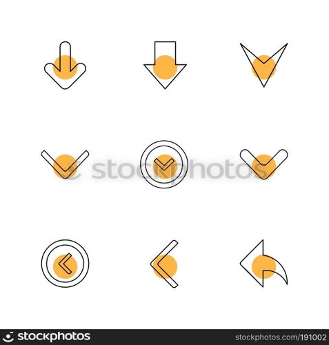 arrows , directions , pointer , arrow , user interface , pointer , up , down , left , right , play ,pause , forword , rewind , icon, vector, design,  flat,  collection, style, creative,  icons