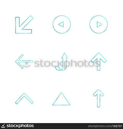 arrows , directions , pointer , arrow , user interface , pointer , up , down , left , right , play ,pause , forword , rewind , icon, vector, design,  flat,  collection, style, creative,  icons
