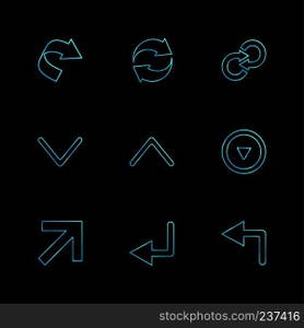 arrows , directions , pointer , arrow , user interface , pointer , up , down , left , right , play ,pause , forword , rewind , icon, vector, design,  flat,  collection, style, creative,  icons