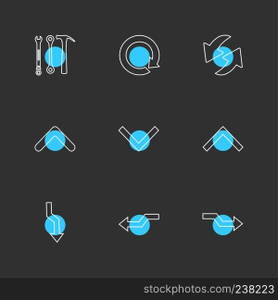 arrows , directions , pointer , arrow , user interface , pointer , up , down , left , right , play ,pause , forword , rewind , icon, vector, design,  flat,  collection, style, creative,  icons