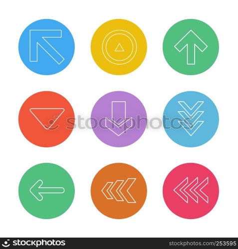 arrows , directions , pointer , arrow , user interface , pointer , up , down , left , right , play ,pause , forword , rewind , icon, vector, design, flat, collection, style, creative, icons