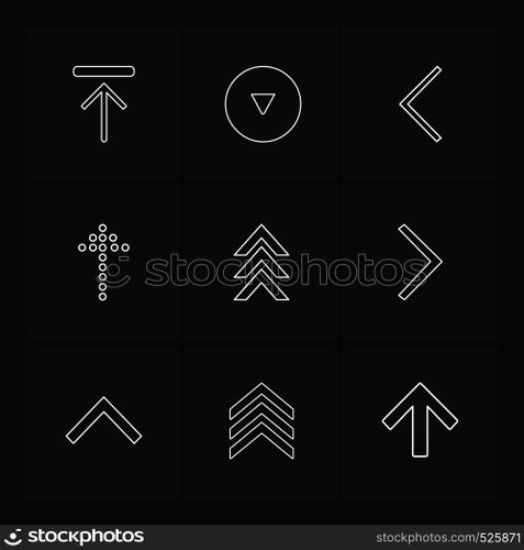 arrows , directions , pointer , arrow , user interface , pointer , up , down , left , right , play ,pause , forword , rewind , icon, vector, design, flat, collection, style, creative, icons