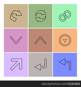arrows , directions , pointer , arrow , user interface , pointer , up , down , left , right , play ,pause , forword , rewind , icon, vector, design, flat, collection, style, creative, icons