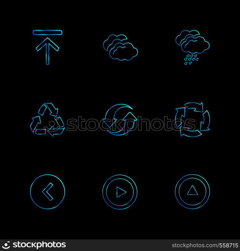 arrows , directions , pointer , arrow , user interface , pointer , up , down , left , right , play ,pause , forword , rewind , icon, vector, design, flat, collection, style, creative, icons