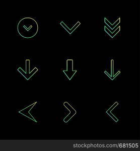 arrows , directions , pointer , arrow , user interface , pointer , up , down , left , right , play ,pause , forword , rewind , icon, vector, design,  flat,  collection, style, creative,  icons