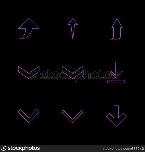 arrows , directions , pointer , arrow , user interface , pointer , up , down , left , right , play ,pause , forword , rewind , icon, vector, design,  flat,  collection, style, creative,  icons