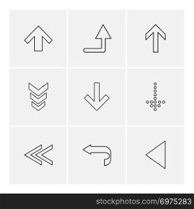 arrows , directions , pointer , arrow , user interface , pointer , up , down , left , right , play ,pause , forword , rewind , icon, vector, design,  flat,  collection, style, creative,  icons