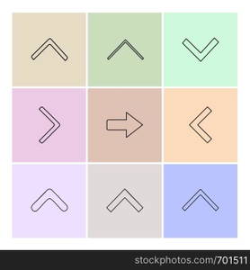 arrows , directions , pointer , arrow , user interface , pointer , up , down , left , right , play ,pause , forword , rewind , icon, vector, design,  flat,  collection, style, creative,  icons