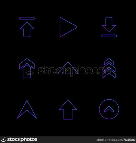 arrows , directions , pointer , arrow , user interface , pointer , up , down , left , right , play ,pause , forword , rewind , icon, vector, design,  flat,  collection, style, creative,  icons
