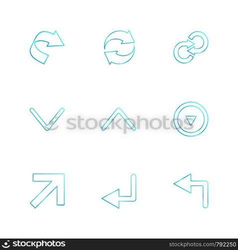arrows , directions , pointer , arrow , user interface , pointer , up , down , left , right , play ,pause , forword , rewind , icon, vector, design,  flat,  collection, style, creative,  icons
