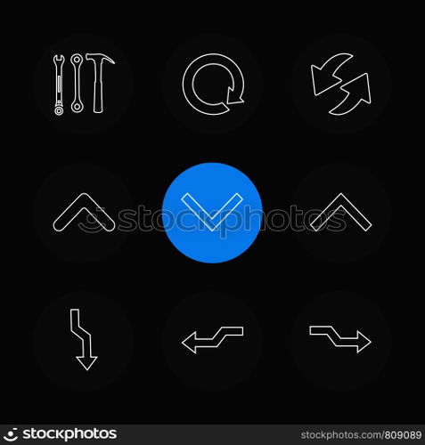 arrows , directions , pointer , arrow , user interface , pointer , up , down , left , right , play ,pause , forword , rewind , icon, vector, design, flat, collection, style, creative, icons