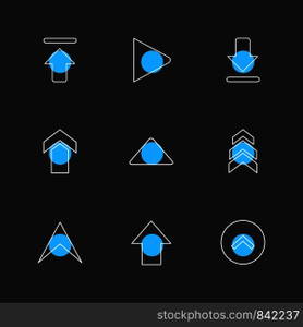 arrows , directions , pointer , arrow , user interface , pointer , up , down , left , right , play ,pause , forword , rewind , icon, vector, design, flat, collection, style, creative, icons