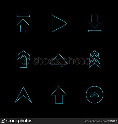 arrows , directions , pointer , arrow , user interface , pointer , up , down , left , right , play ,pause , forword , rewind , icon, vector, design,  flat,  collection, style, creative,  icons