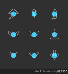 arrows , directions , pointer , arrow , user interface , pointer , up , down , left , right , play ,pause , forword , rewind , icon, vector, design, flat, collection, style, creative, icons