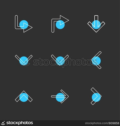 arrows , directions , pointer , arrow , user interface , pointer , up , down , left , right , play ,pause , forword , rewind , icon, vector, design, flat, collection, style, creative, icons