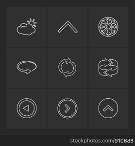 arrows , directions , pointer , arrow , user interface , pointer , up , down , left , right , play ,pause , forword , rewind , icon, vector, design, flat, collection, style, creative, icons