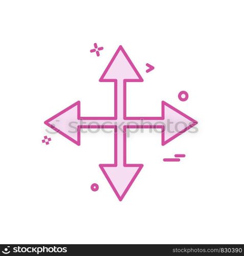 Arrows icon deisgn vector