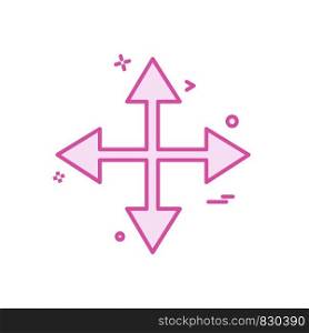 Arrows icon deisgn vector