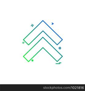 Arrows icon design vector