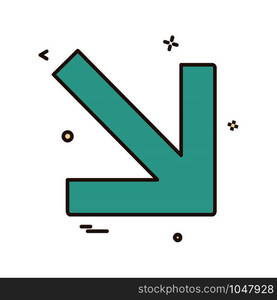 Arrows icon design vector