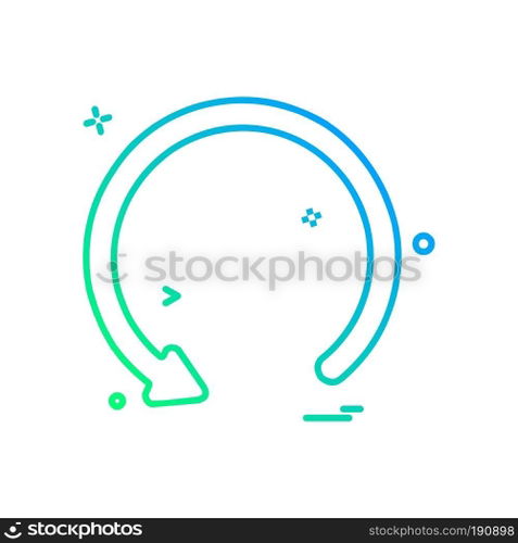 Arrows icon design vector