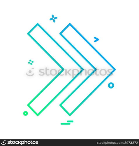 Arrows icon design vector