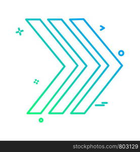 Arrows icon design vector