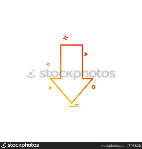 Arrows icon design vector