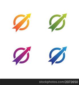 Arrows logo template icon set