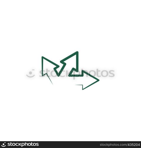 arrows logo vector symbol design illustration