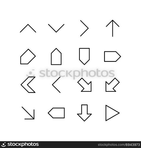Arrows of different shapes and designs