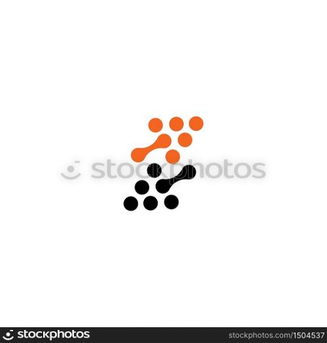 Arrows tech vector illustration icon logo template design