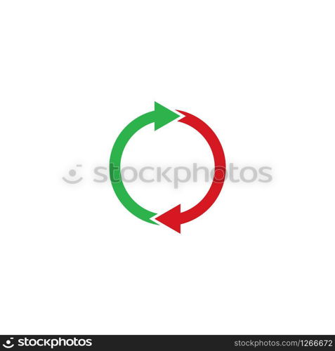 Arrows vector illustration icon Logo Template design