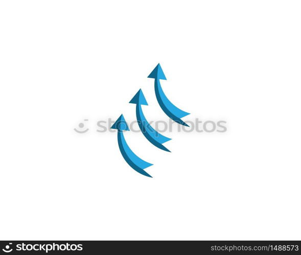 Arrows vector illustration icon logo template design