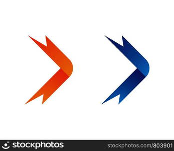 Arrows vector illustration icon Logo Template design