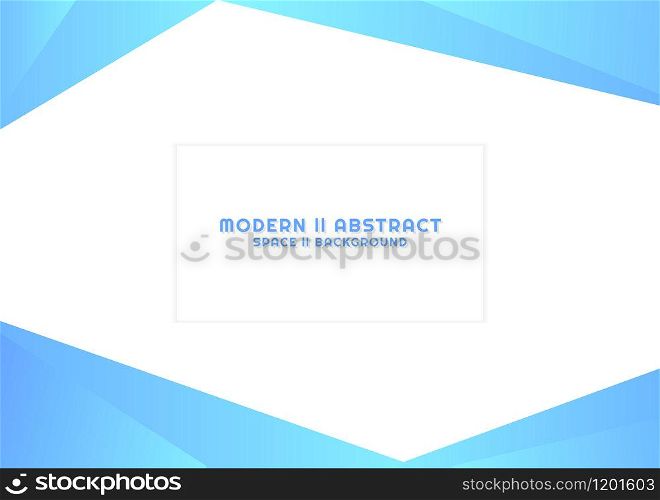 Art abstract modern background frame shape design gradient color bright style with space for text. vector illustration