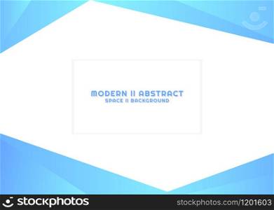 Art abstract modern background frame shape design gradient color bright style with space for text. vector illustration