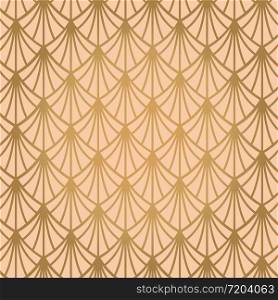 Art deco seamless pattern in gold color on an isolated or gold exclusive background. EPS 10 vector. Art deco seamless pattern in gold color on an isolated or gold exclusive background. EPS 10 vector.