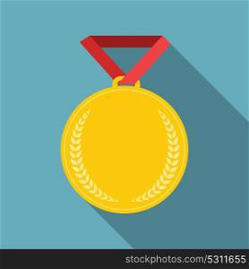 Art Flat Medal Icon Template for Web. Medal icon app. Medal icon best. Medal icon sign. Medal icon 1 First Place Gold. Vector Illustration. Art Flat Medal Icon Template for Web. Medal icon app. Medal icon