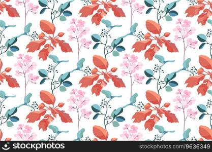 Art floral seamless pattern Royalty Free Vector Image