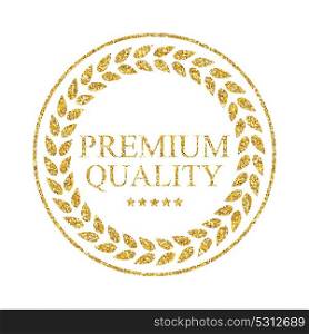 Art Golden Medal Icon Sign Premium Quality Vector Illustration EPS10. Art Golden Medal Icon Sign Premium Quality Vector Illustration