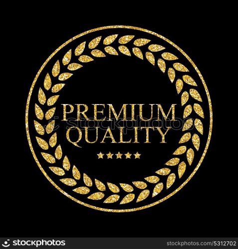 Art Golden Medal Icon Sign Premium Quality Vector Illustration EPS10. Art Golden Medal Icon Sign Premium Quality Vector Illustration