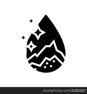 artesian water glyph icon vector. artesian water sign. isolated contour symbol black illustration. artesian water glyph icon vector illustration