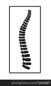 Arthritis icon. Osteopath practice. Osteoporosis sign, osteoarthritis anatomical vector. Spine pain, intervertebral hernia are shown on the white background. It is for landing page, web. Arthritis icon. Osteopath practice. Osteoporosis sign, osteoarthritis anatomical vector. Spine pain, intervertebral hernia are shown on the white background. It is for landing page, web, app.